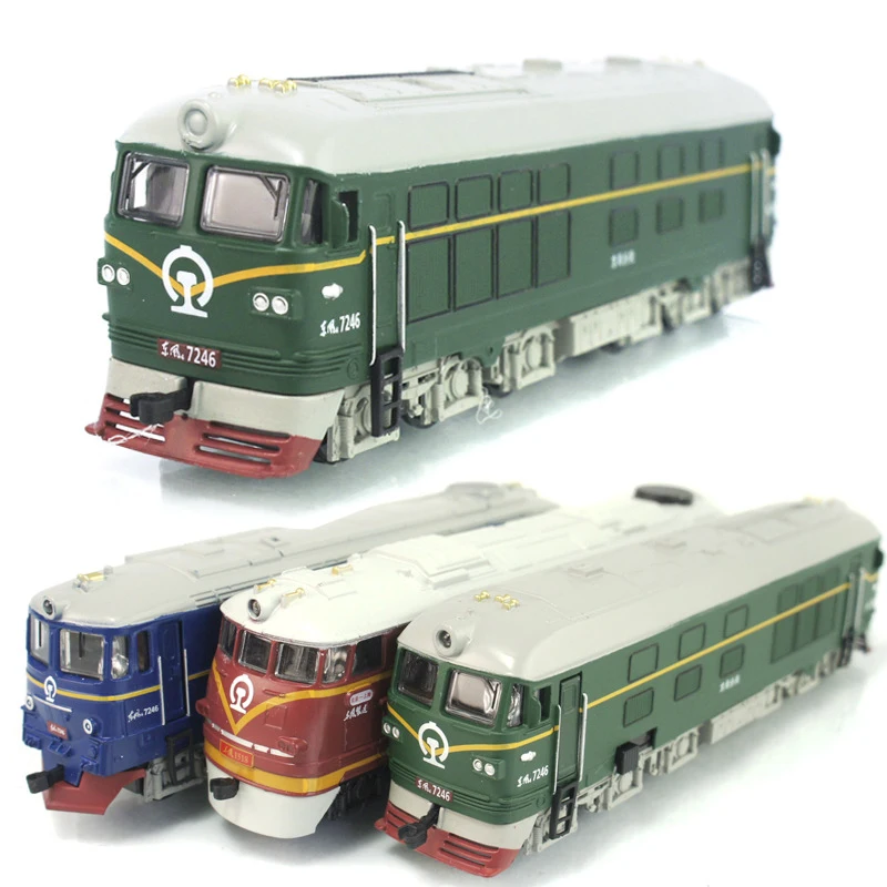 Lowest Price Dongfeng locomotive simulation model of acousto-optic alloy warrior green train model classic children's toy car Lowest Price Dongfeng locomotive simulation model of acousto-optic alloy warrior green train model classic children's toy car
