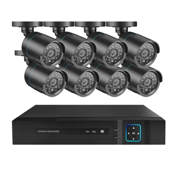 

PUAroom 1080P 8CH High Quality Night Vision Smartphone & PC Remote Viewing Security Camera System