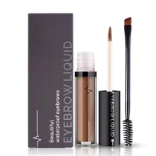 Luckyfine Pro бровей усилители татуировки длительный макияж Косметические пигменты для бровей с кистью инструменты подарок