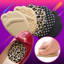 1 пара анти-боли губка большая обувь носок ноги подкладка для пальцев ног передняя длинная верхняя часть наполнитель половина передних ног Подушка заглушка