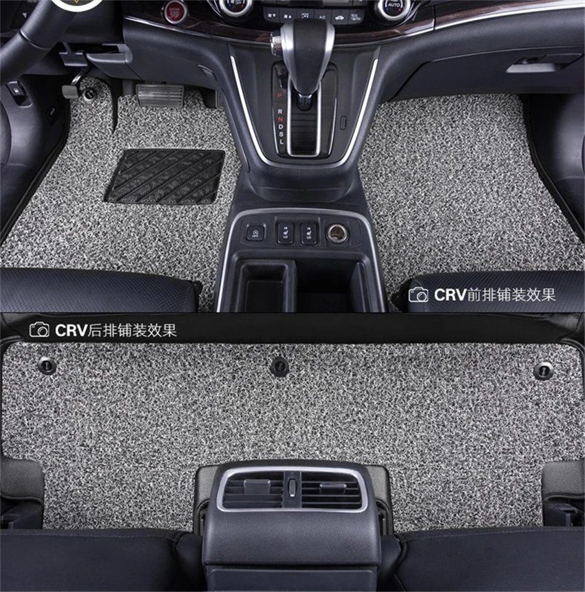 

Auto Floor Mats For Honda Accord 1998-2002 Foot Carpets Step Mat High Quality Brand New Water Proof leather Wire coil 2 Layer