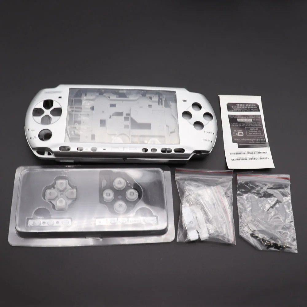 For PSP3000 PSP 3000 Game Console replacement full housing shell cover case with buttons kit