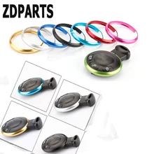 Zdparts 3d legal estilo do carro chaveiro caso anel decorativo capas para mini cooper r56 r50 r53 f56 f55 r60 r57 r61 inteligente fortwo