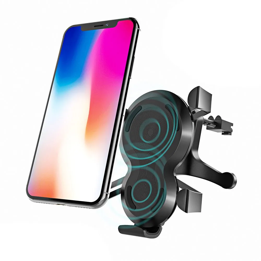 Wireless Car Charger Fast Qi Charging Air Vent Phone Holder for Mobile Phone Accesorios de coche #YL5