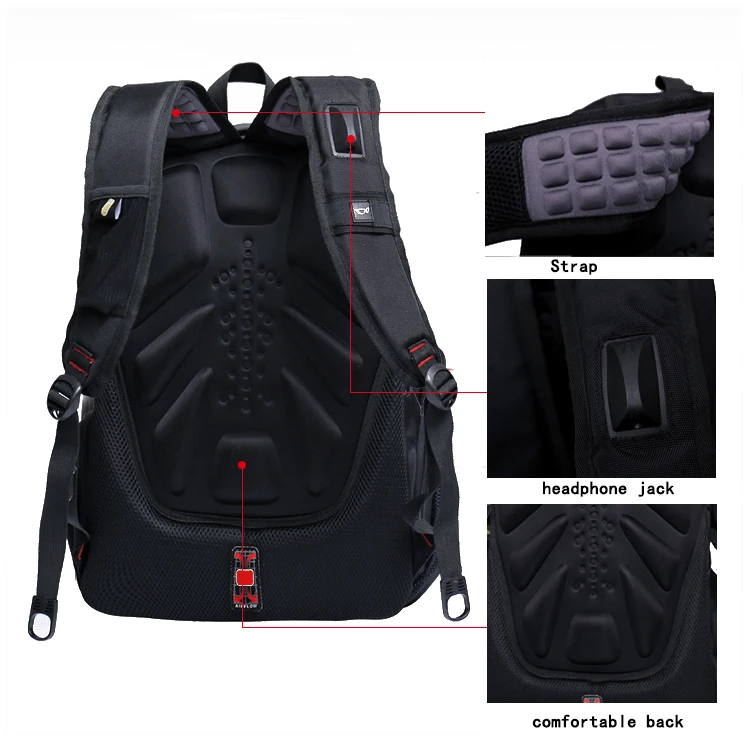 Многофункциональный швейцарский рюкзак Crossten 17," с USB зарядным портом для ноутбука, школьный водонепроницаемый рюкзак, Вместительная дорожная сумка Mochila