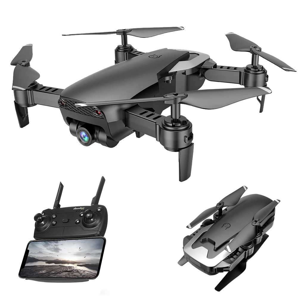 

Global Drone Profissional Quadrocopter with Camera Adjustable HD Wide-Angle Foldable FPV RC Dron Mini Drone VS E58 X12