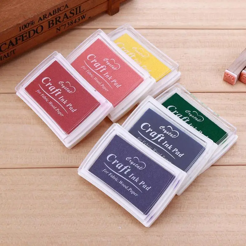 Multi colors Craft Ink Pad DIY Home Stamp Ink Pad for Scrapbooking