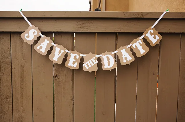 Save The Date Vintage Wedding Photo Booth Props Banner Enfeites De Save The Date Vintage Wedding Photo Booth Props Banner Enfeites De Casamento Garland