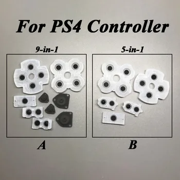 

2 TYPES Brand New Soft Rubber Replacement Silicone Conductive Adhesive Button Pad keypads for PS4 JDS JDM 010 011 030 040 050