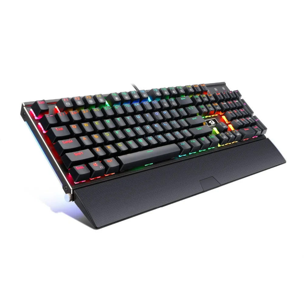 Механическая клавиатура с RGB подсветкой игровая синими механическими