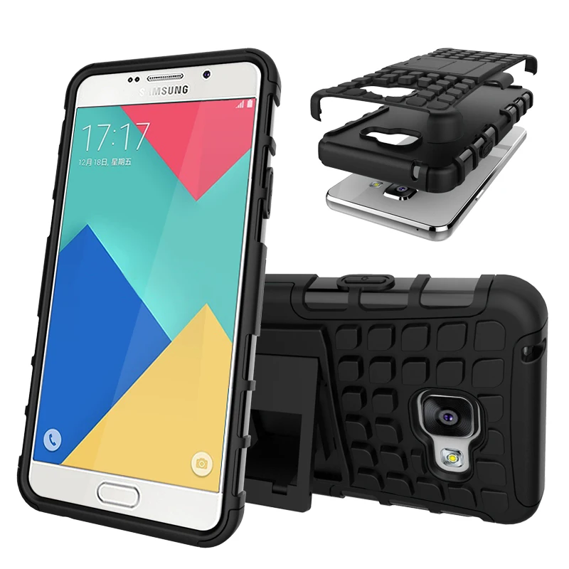 For Samsung Galaxy A3 2016 Case A310 A310F Heavy Duty Armor Shockproof Hybrid Hard Rugged Rubber Cover (&lt |