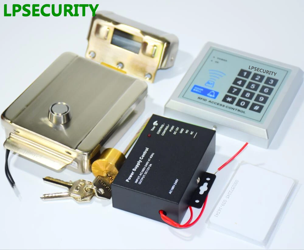 LPSECURITY 10 тегов или карт 125 кГц RFID считыватель электронный охранный вход дверной