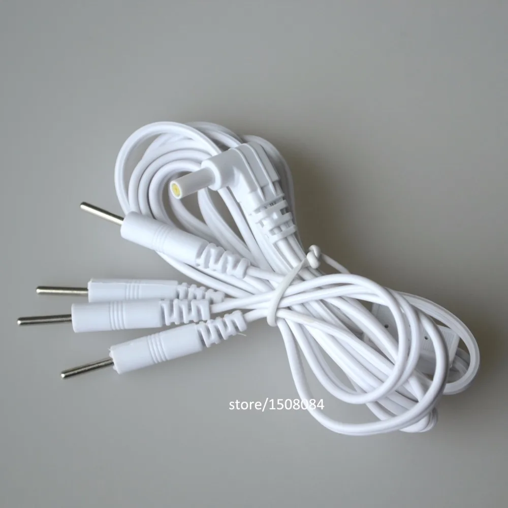 20Pcs Pin 2.35mm 4 in 1 Head Electrode Cable Line Connector Wire digital Tens Acupuncture Therapy Machine Needle Treatment Wire 20Pcs Pin 2.35mm 4 in 1 Head Electrode Cable Line Connector Wire digital Tens Acupuncture Therapy Machine Needle Treatment Wire