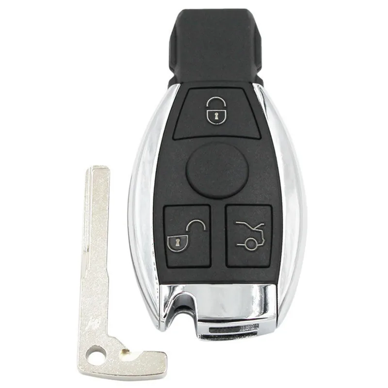

3 Button Smart Remote Key Fob 433MHz BGA NEC Chip Blade For Cars BGA 2000+ 7.2*4*1.2 cm
