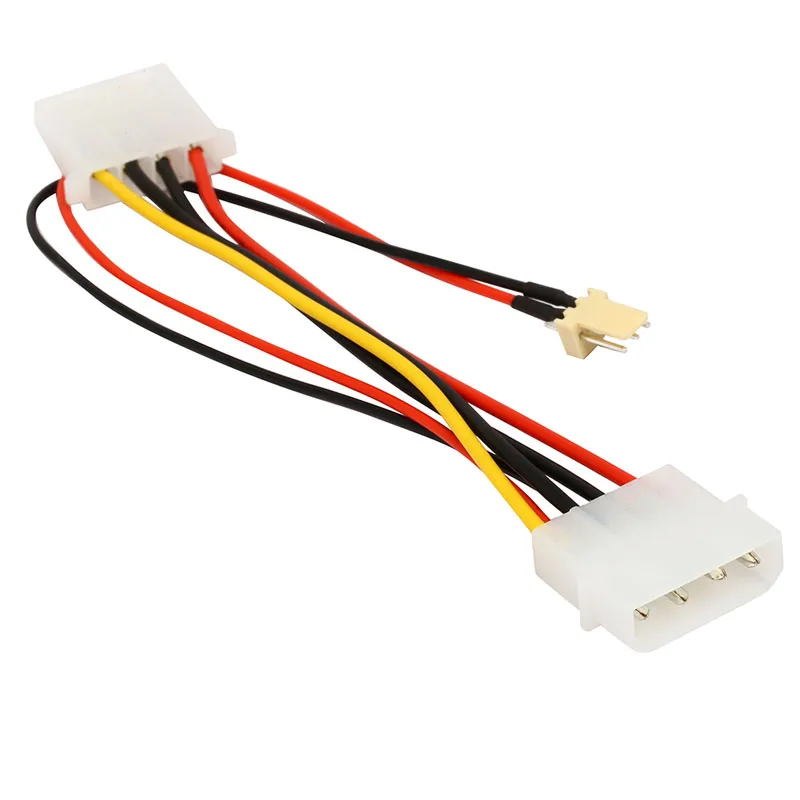 4 дюймовый внутренний удлинитель IDE Molex контактный с 8 дюймовым 3 контактным 2