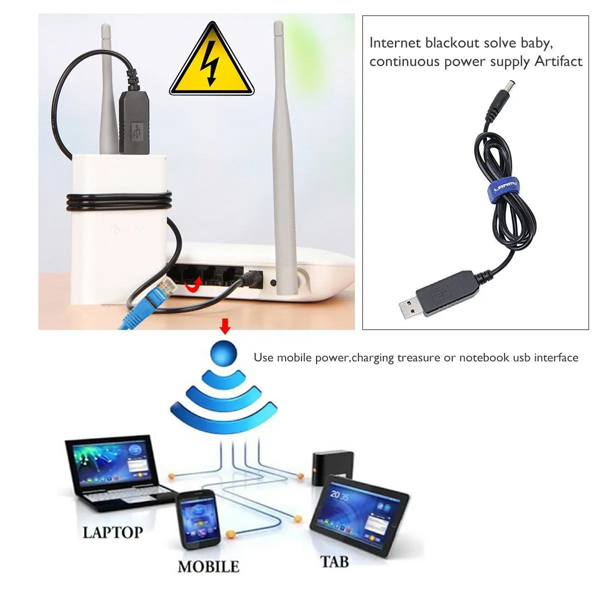 USB DC 5 в к DC 12 В 2,1 мм X 5,5 мм модуль преобразователя DC бочонок мужской разъем Jack кабель питания штекер, USB к DC кабель-1 м(5В к D