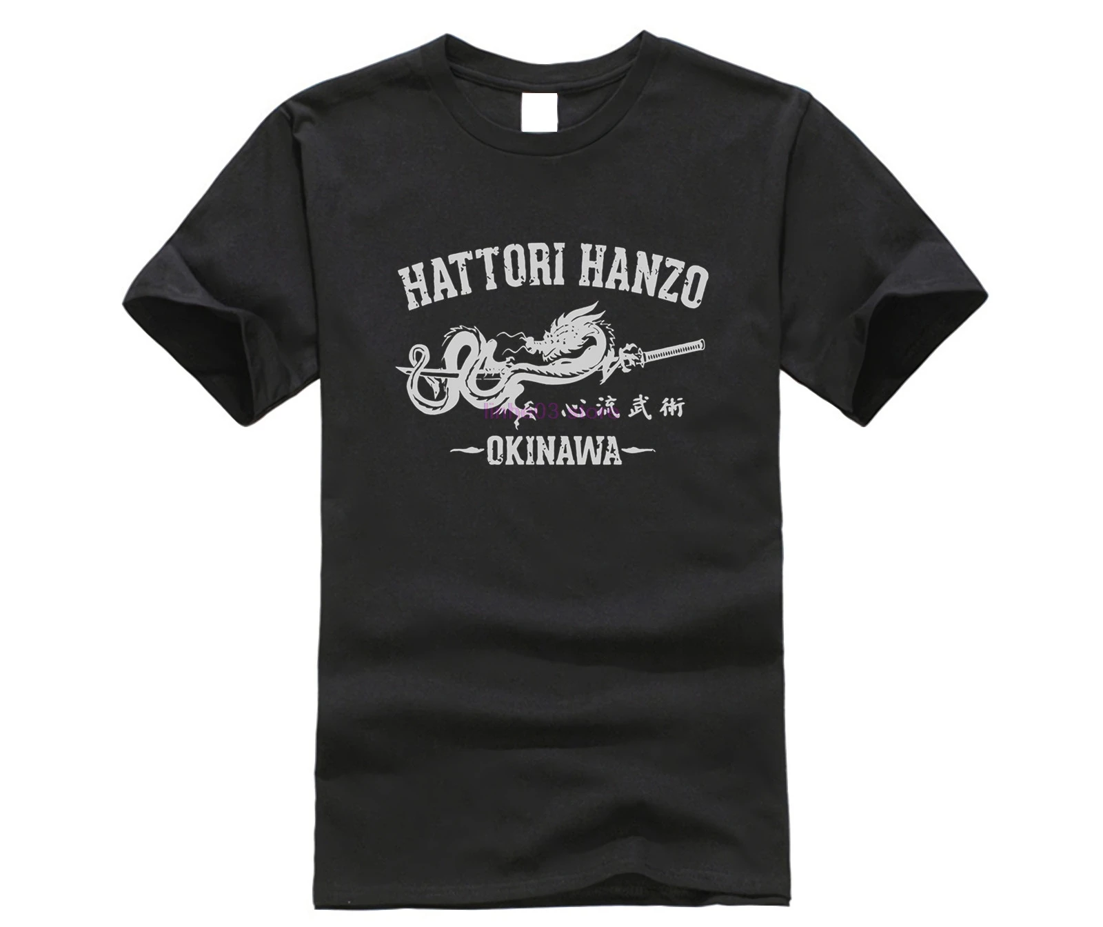

Tops Summer Cool Funny T Shirt Hatori Hanzo Japanese Samurai Swords Kill Bill Katana Printed T shirt FN9157 Print T Shirt Men