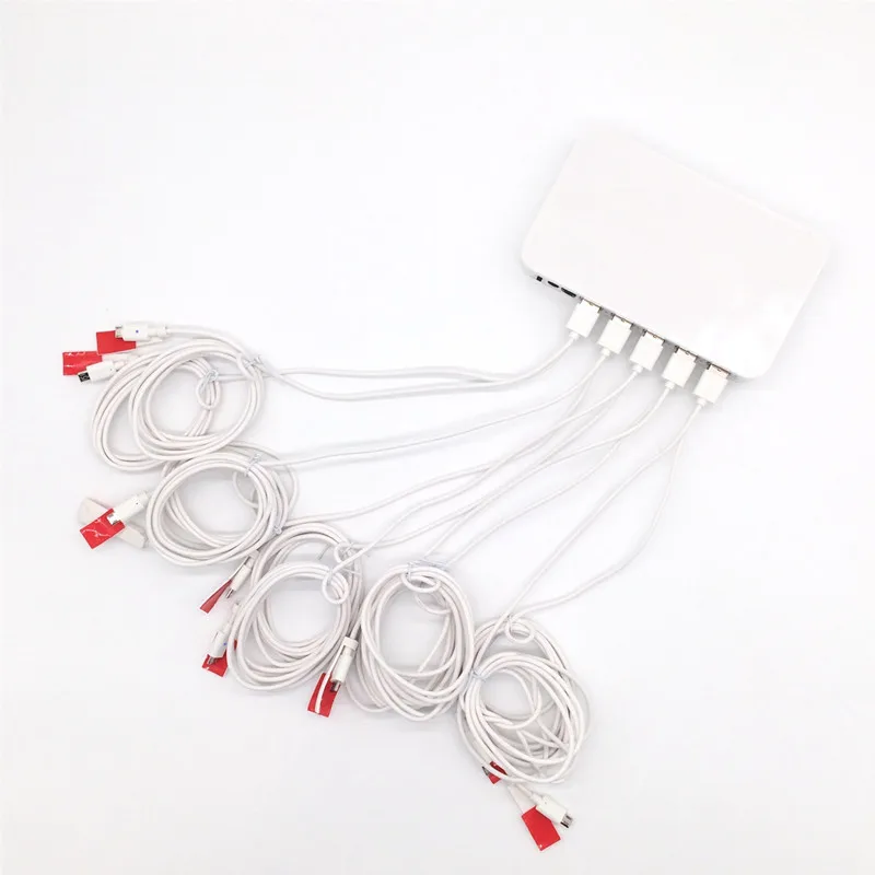 

5 pcs/pack micro android ios lightning alarm charging security sensor cable