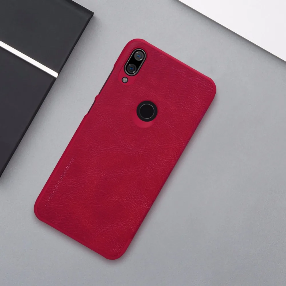 Кожаный чехол для Xiaomi Mi play Nillkin QIN, защитный флип-чехол, чехол-кошелек для Xiaomi Mi play с карманом для карт