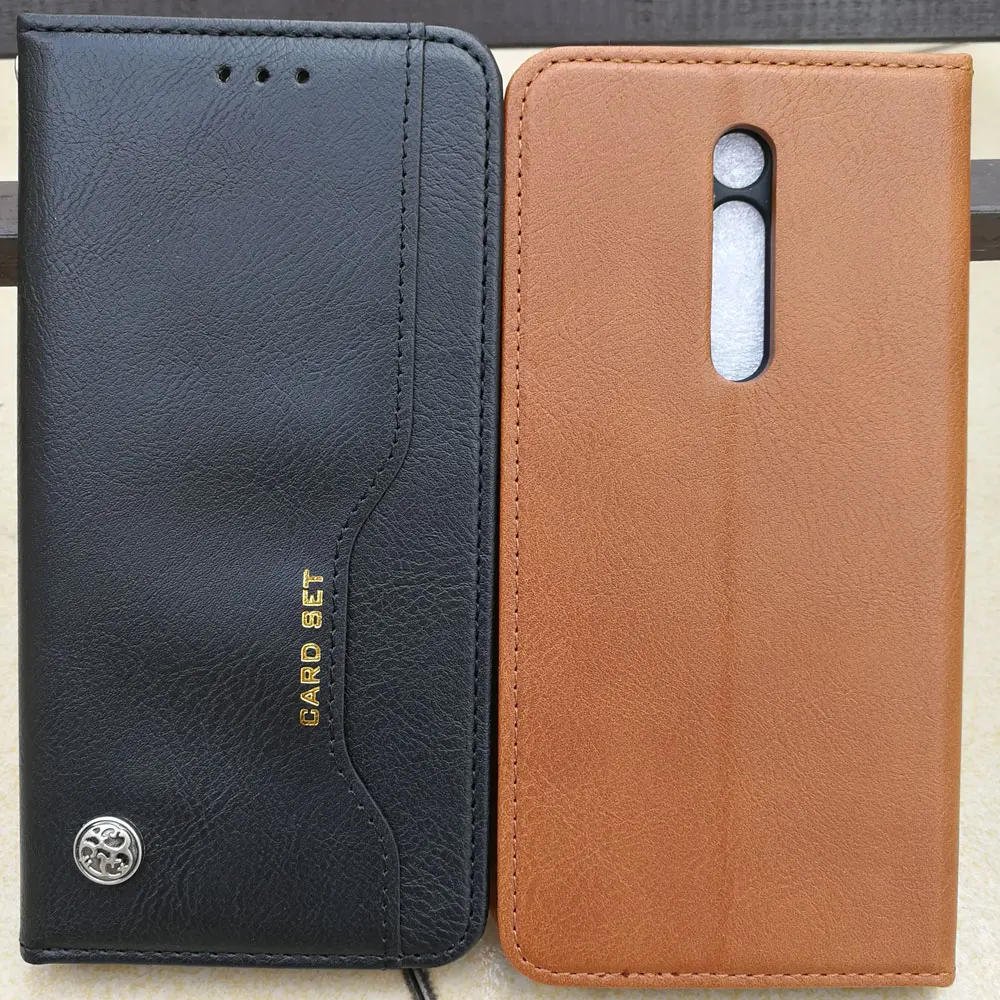 Кожаный флип чехол с отделением для карт Xiaomi mi 9 T Pro Red K20 Бизнес Coque capinha|Бамперы| |