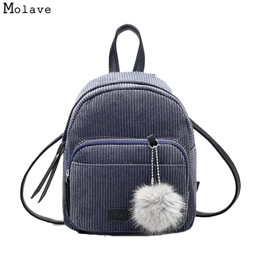 

Naivety drop shipping Women Backpack Corduroy Backpacks Fashion Schoolbags Travel Shoulder Bag Mochila 28S775
