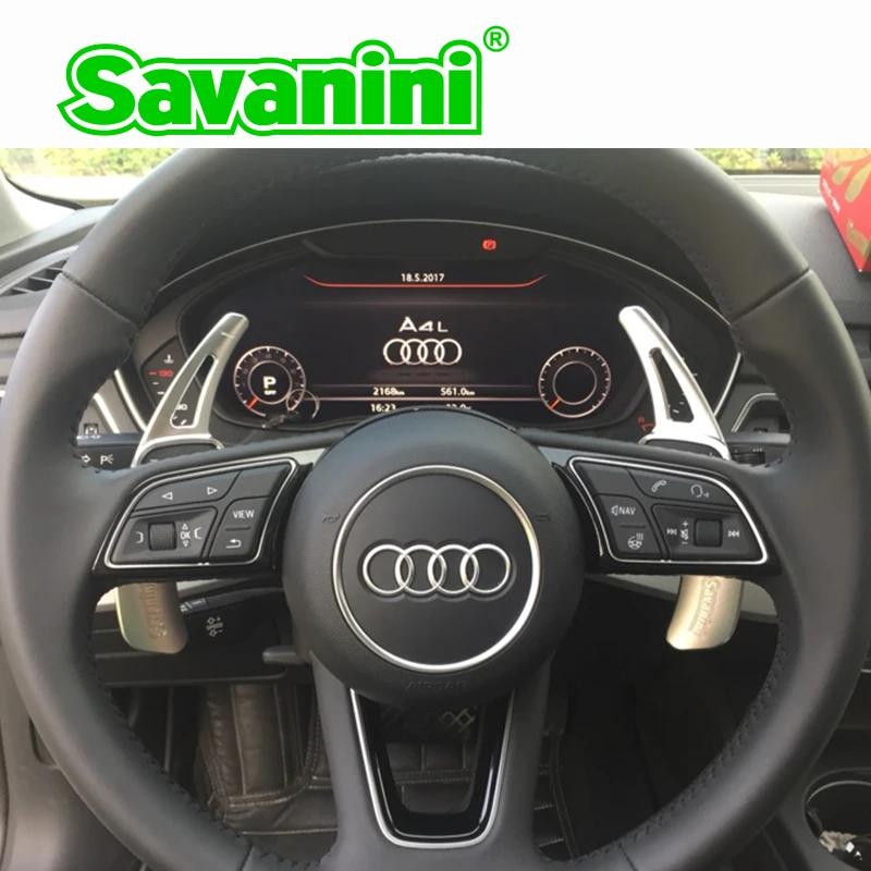 Savanini алюминиевый руль DSG Shift Paddle Shifter расширение для Audi new TT(), TTS(), Q7() A4 B9 A5 sportback