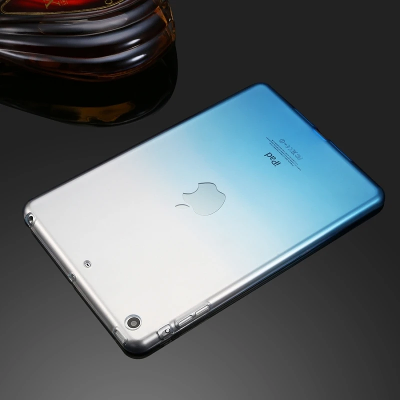 Прозрачный чехол для Apple iPad Mini 3 2 1 мягкий силиконовый из ТПУ с градиентными