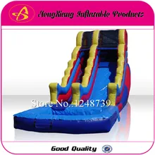 Быстрая хорошее качество открытый коммерческая надувная водная горка, замок Горка. Надувной батут с воздуходувкой