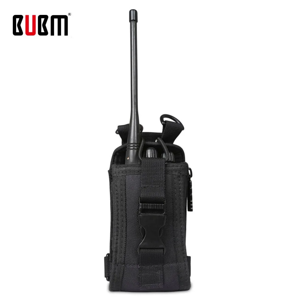 

BUBM walkie-talkie Mobile phone package Multi-function Radio Case Holder arm waist bag with 2pcs shoulder belt