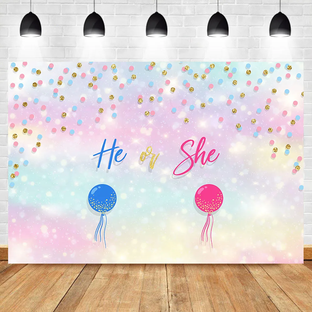 Фотофон NeoBack Gender Reveal голубой или розовый для фотосъемки с блестками | Электроника