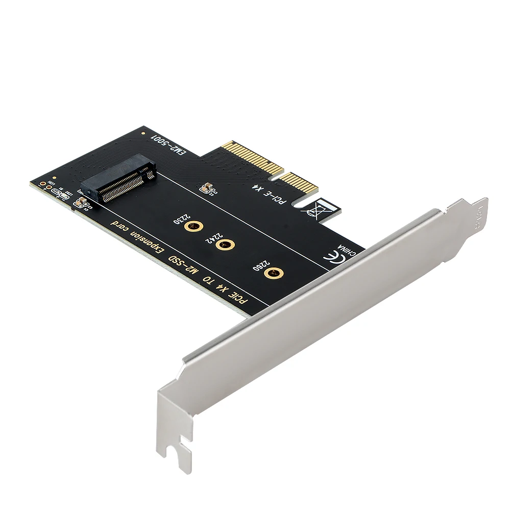 M.2 NVMe SSD Адаптерная плата PCIe Поддержка PCI Express 3,0x4 2230 2242 2260 2280 Размеры M.2 SSD полной скорости карты расширения