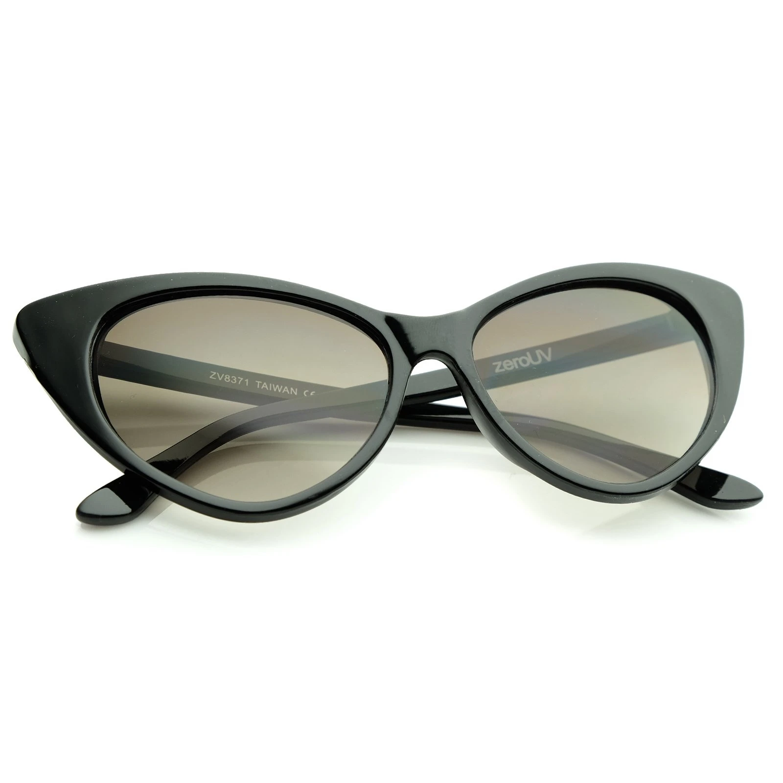 Women's Retro Oversized High Point Cat Eye Sunglasses 55mm (4)