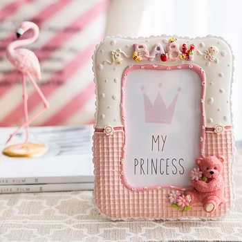 

Cute Photo Frame Cartoon Picture Frames Pink Home Office Decor O