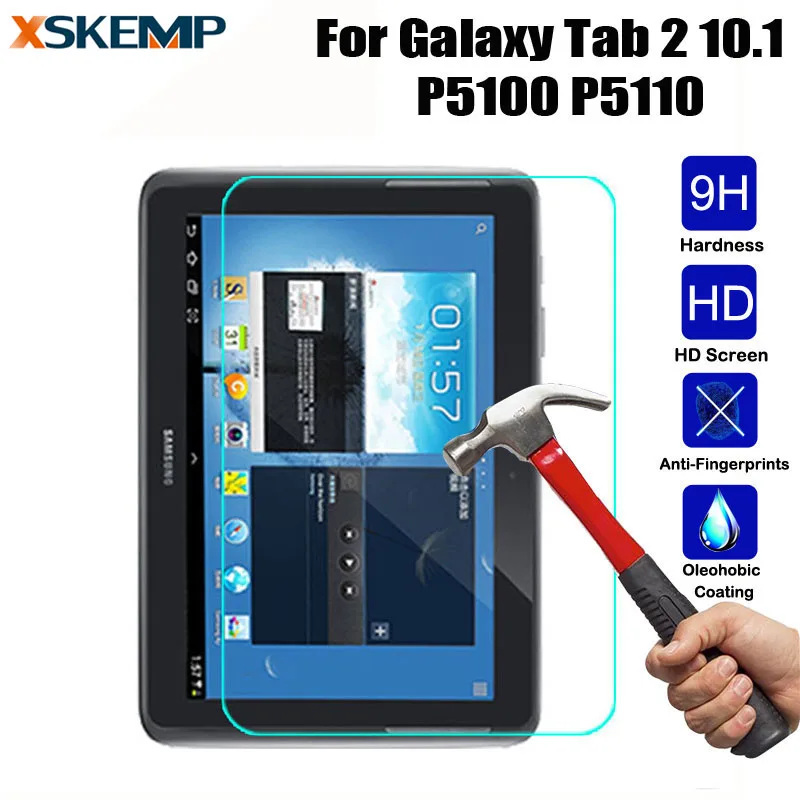 Для samsung Galaxy Tab 2 10,1 P5100 P5110 планшет Взрывозащищенная ультратонкая Премиум 9H жесткая защитная пленка из закаленного стекла для экрана