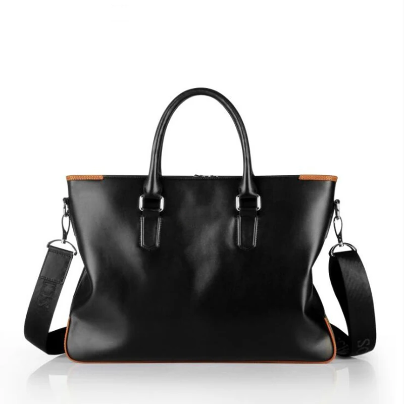

Men Genuine Leather Casual Shoulder Leather Designer Messenger Crossbody Fashion bag Genuine Leather Shoulder Quality Male Bag