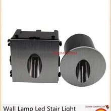 Настенный светильник светодиодный светильник для лестницы алюминиевый 3 Вт Встраиваемый светодиодный светильник s дорожка настенные Угловые лампы AC85-265V настенные светильники