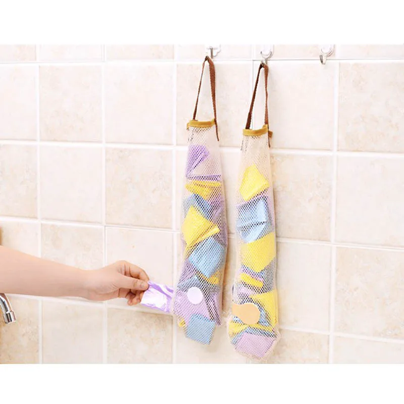 شبكة كيس بقالة الرباط جدار حقيبة للحمل المطبخ الزنجبيل الثوم حقيبة التخزين Reusable المتاح مقسم حقيبة شبكة كيس بقالة الرباط جدار حقيبة للحمل المطبخ الزنجبيل الثوم حقيبة التخزين Reusable المتاح مقسم حقيبة