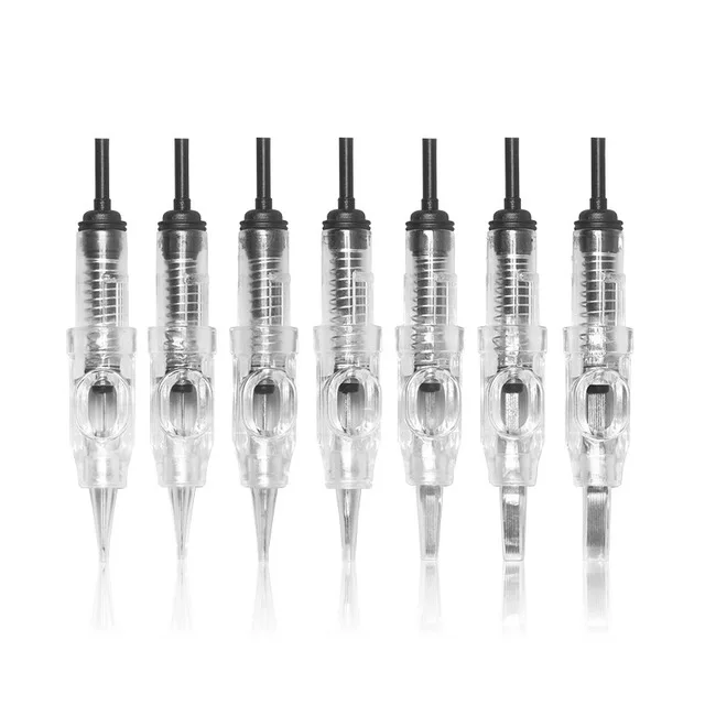 

high quality 10pcs Meso Tattoo Cartridge Needles Professional Permanent Makeup Needles for Nouveau biomaser Tattoo Machine