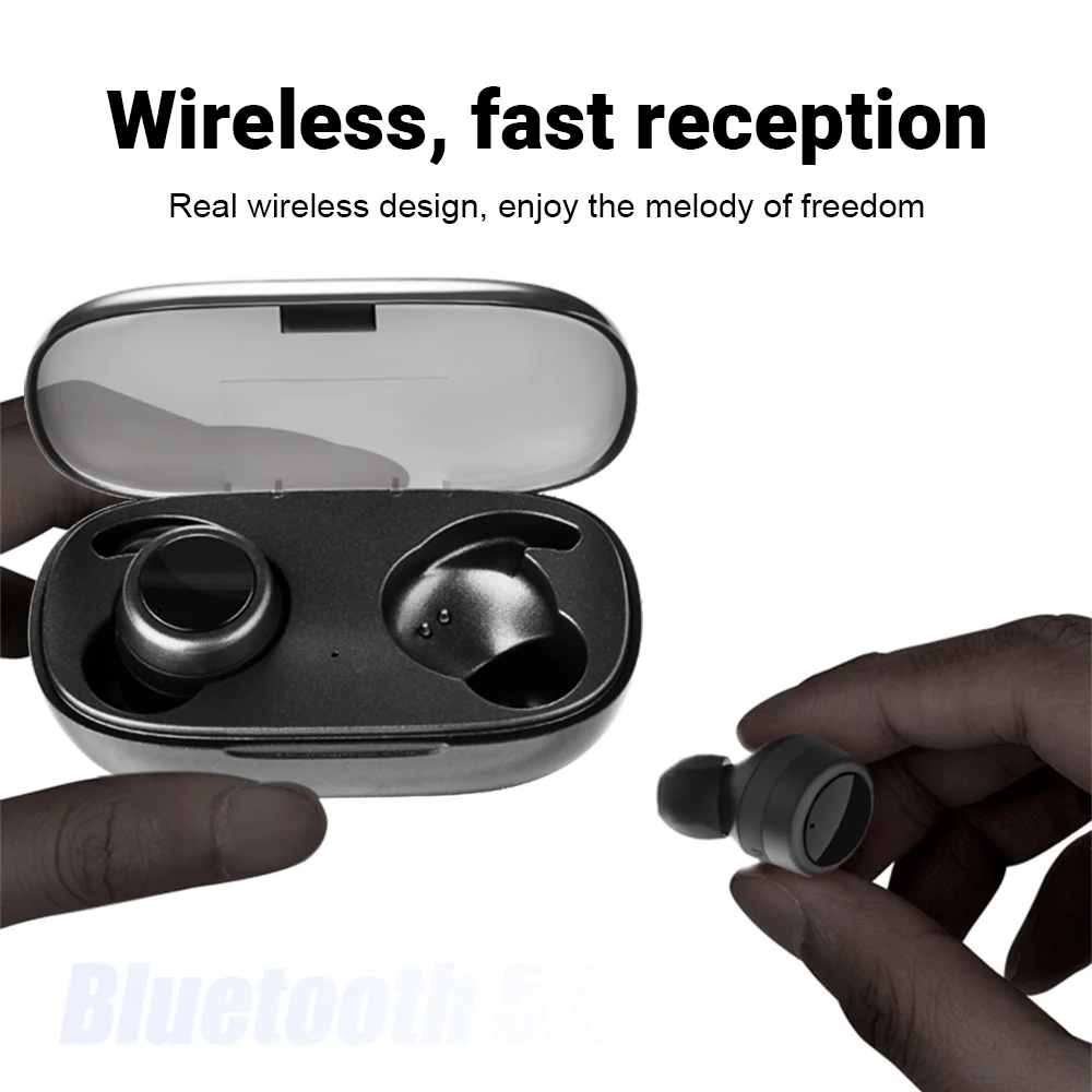 Беспроводные Bluetooth наушники TOMKAS TWS 5 0 3D стерео свободные руки спортивные