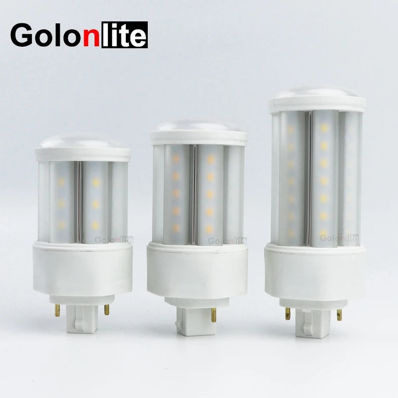 Golonlite светодиодный энергосбережения лампа G24D 2 шпильки G24Q 4 контакта 24 Вт 21 18 15 12 9 7