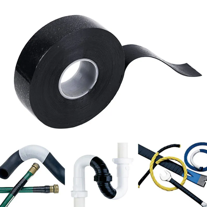 Electrical Repair Bonding Tape Black Rubber Performance Repair Bonding