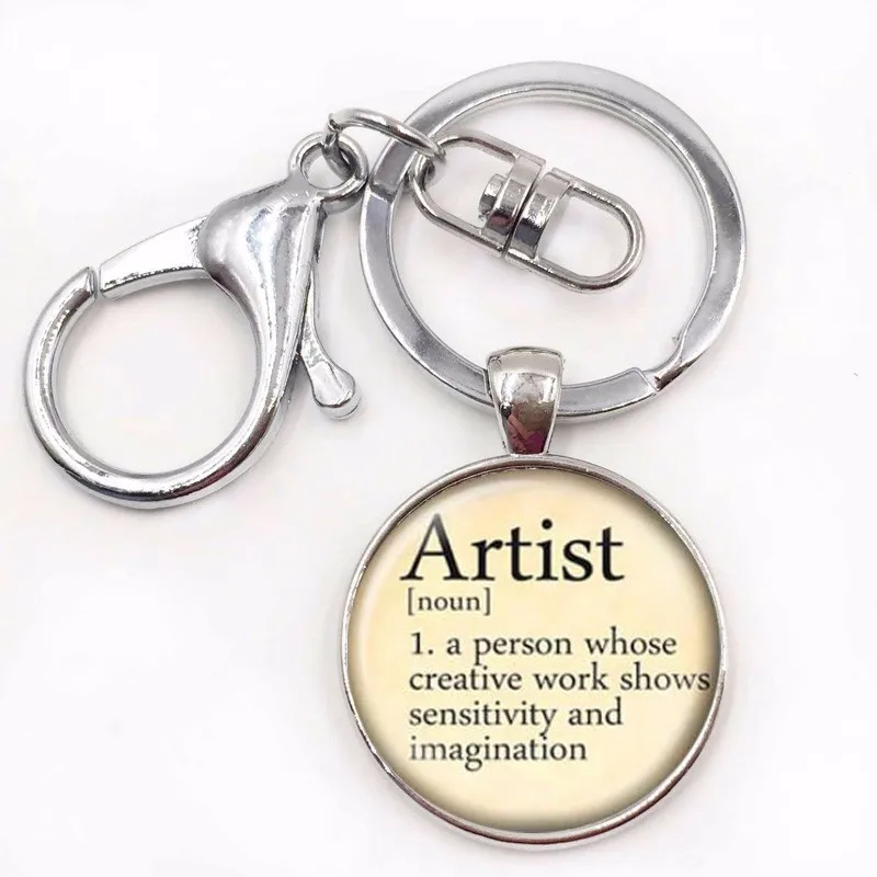 Jsilver keychain.