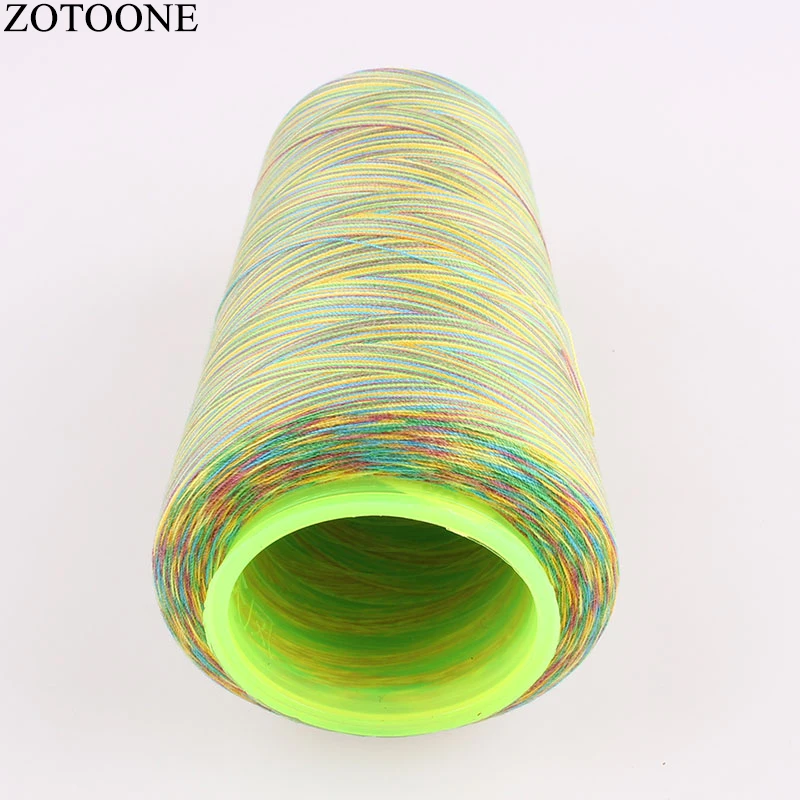 ZOTOONE DIY 3000Y Многоцветный 40 S/2 катушка швейная нить швейная машина пряжа нитки для вышивки для оверлока шитья кожи C