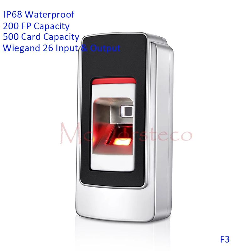 Система контроля доступа по отпечаткам пальцев с защитой IP68 Rfid контроллер