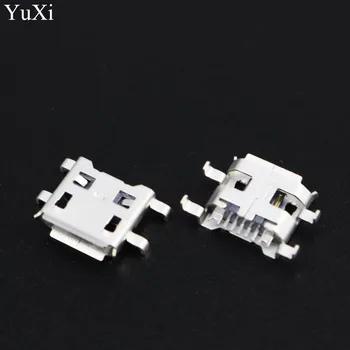

YuXi 100pcs/lot Micro USB Connector DC Jack Socket charging Port power plug 7pin for Prestigio Multipad 2 Ultra Duo 8.0 Tablet