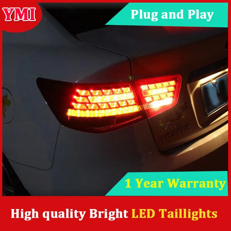 YMI Car Styling for KIA FORTE TAIL Lights LED forte Tail Light LED Rear