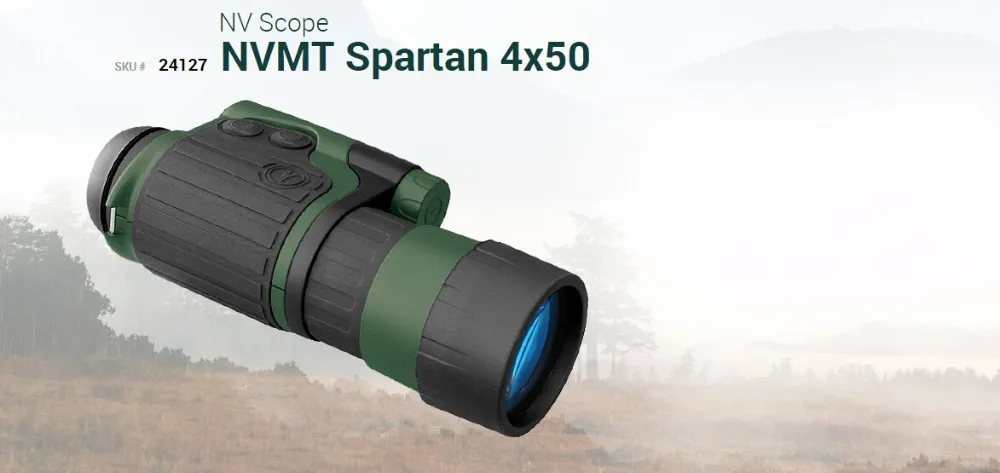 Yukon 24127 инфракрасный прицел ночного видения NVMT Spartan 4X50 NV Монокуляр для охоты прибор ночного видения 4 увеличения