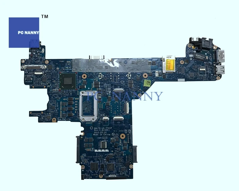 PCNANNY материнская плата J933X 0J933X AL70 LA-7741P для Dell Latitude E6330 13," Intel i7 3540M HD 4000 материнская плата для ноутбука