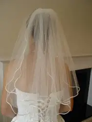 Лидер продаж 1,5 м Свадебные украшения для невесты вуали Тюль плеча Длина вуали в наличии