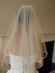 Hot Sale 1.5m Bridal Accessories Wedding Veils Tulle Shoulder Length Veils In Stock